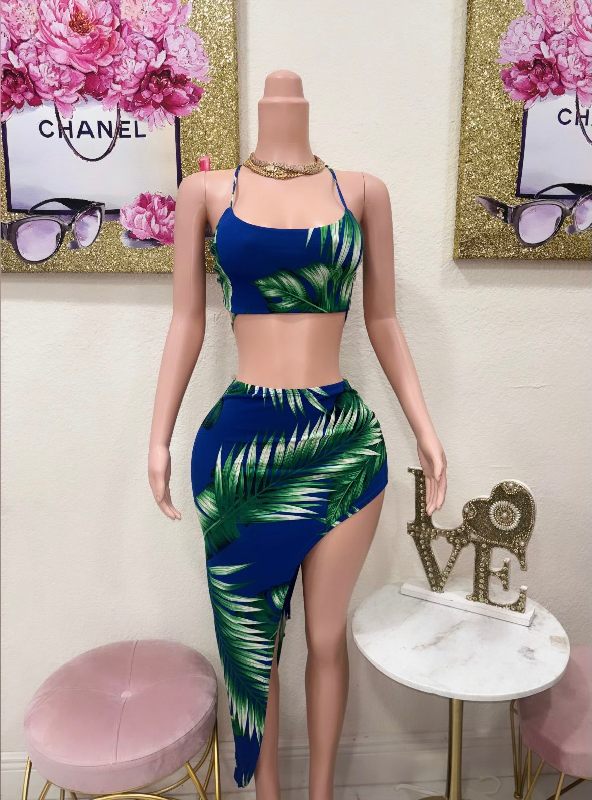 Tropical Mami Skirt Set