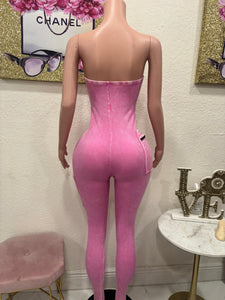 Unstoppable Basic Pink Jumpsuit