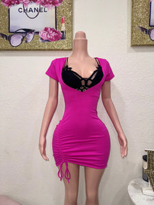 Fuchsia Mini Dress
